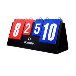 Basketball Score Board 4 Digit Sports Scoreboard for Referee Volleyball Table Tennis Handball Badminton Scoring Equipment 231227