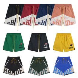 Rhude Shorts Mens Designer Short Shorter Hawaiian Beach Pants Breathable Beautiful Fashion Sports Free Shipping Men Teen Women Baggy