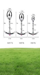 Massage Metal Crystal Anal Plug Stimulator Stainless Steel Jewellery Beads Butt Dildo Sex Toys Products For Woman Men Sho6224882