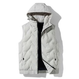 Piumino invernale da uomo in gilet, versione coreana, trendy e bello, con una giacca leggera e sottile sopra la spalla da uomo