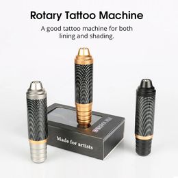 Machine 2022 New Rotary Tattoo Pen Hine High Speed 10000rpm Tattoo Gun Dc Connexion Cartridge Needle Tattoo Strong Quiet Power Motor