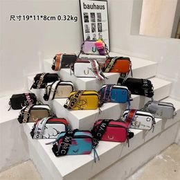 30% OFF Designer bag Cartoon New Simple Contrast Colour Camera Bags Fashion Letter Handheld Crossbody Bag