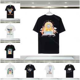 Designer Men Women Cotton Casa Spring/summer New Wonderland Gate Star Castle Casa Letter Short-sleeved Couple T-shirt Wholesale001