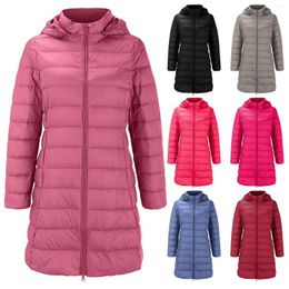 Women's Jackets Solid Colour Hooded Cap Removable Maternity Hoodies Women Tail Coats Womens Short Down Jacket Winter Coat