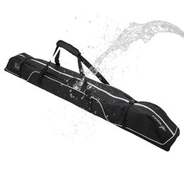 Ski Carrying Bag 600D Water-Resistant Ski Storage Bag With Top Handle Portable Skiing Container Tool For Board Bindings Boots 231227