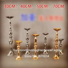 Decoration Elegant Slim metal flower vase ,mental iron trumpet vases Centrepieces for wedding & home decoration