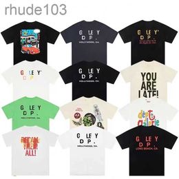 Mens t Shirts Women Galleries Tee Depts T-shirts Designer Cottons Tops Casual Shirt Polos Clothes Fashion Clothings Graphic Tees European Size S-xl HR2S