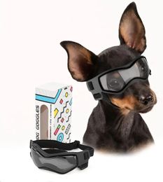 ATUBAN Dog Goggles Small Breed Dog Sunglasses for Small Breed UV Protection Eyewear for Small Dog puppy Outdoor Riding Driving 231227