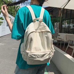 Backpack Style New Modern Women Lady Canvas Zipper Design Casual Rucksack Shoulders Bag Woman Satchel Travel Packsack Bookblieberryeyes