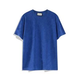 2024G Home Designer Mens T-shirt Short sleeved Summer Leisure T-shirt Towel T-shirt Womens T-shirt Mens Letter Towel T-shirt S-XL Plus Size Fashion Breathable T-shirt