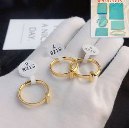 Designer Boutique Rings Simple Style Womens Charm Ring Classic Brand Logo Spring Birthday Love Gold Plated Gift Ring Boxs Packaging High Quality Jewellery