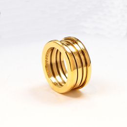 Gorgeous Jewellery 316L Titanium Steel Ring Brand Zero Ring Four Seasons Wedding Ring Luxury Fashion Design Anniversary Party Gift