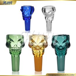 Hookahs Smoking Accessories 14mm Bowl Ghost Thick Glass Bong Piece for Smoking Pipe Glass Water Pipe