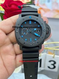VS Factory Sneak Watch PAM01616 47mm Automatic Mechanical Men's Watches Cal.P.9010 Movement Carbon Fibre Material Sapphire Diving Super Quality Wristwatches-69