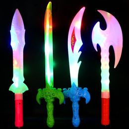 High Quality LED Sword Wands Light Up Toys Flashing Sticks Design Party Night Club Supply Kids Children Birthday Gift Accessories