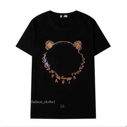 Kenzo T-shirt Tshirts Men Designer Mens Tees Madam Summer Tops with Tiger and Letters Hiphop Stussys T-shirts Asian Kenzo 588