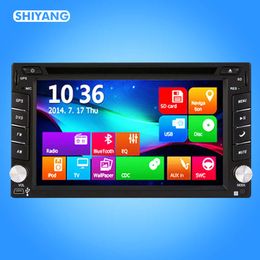 New SHIYANG 178 2DIN Car DVD GPS Navigation Universal Player AM/FM/BT/CD 6.2 Inch MP5 Steering Wheel Control 12V 7388 Radio Audio