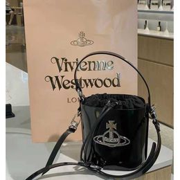 16% OFF Designer Western Empress Dowager Bucket Bag vivienne westwoo patent leather mini premium cross body bag new