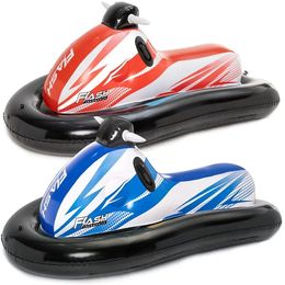 Custom cold high elastic PVC inflatable ski boat inflatable children ski car motorboat sled snow tube 231227