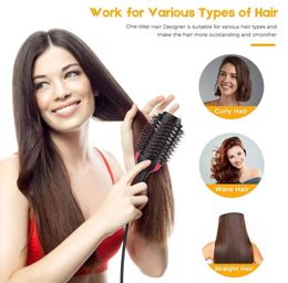 Dryers Hair Blow Dryer Brush Hair Dryer Volumizer Hot Air Brush Ceramic Electric Blow Dryer Styler 3 in1 Styling Negative Lon