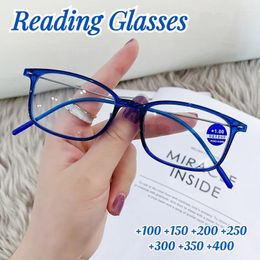 Sunglasses Anti-Blue Light Reading Glasses Full Frame For Men And Women Radiation Protection Square Optical Computer