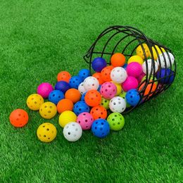 Golf Ball Basket with 50Pcs Balls for Outdoor Sport Golf Club Supplies 231227
