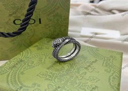 Classic snake Ring for Women Original Great Quality Shaped g Rings with box Designs luxur Bague 2021253x6945689