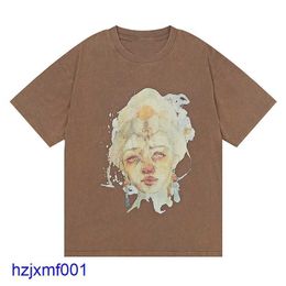 0r1i Men's T-shirts Mens t Shirt Designer Shirts Tshirts Hand Drawn Doodle Clothes Graphic Tee Oversized