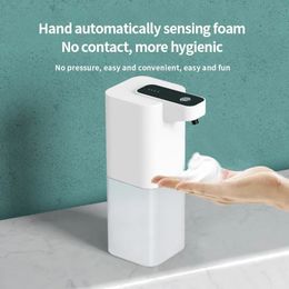 Automatic Inductive Soap Dispenser Foam Washing Phone Smart Hand Alcohol Spray 231226