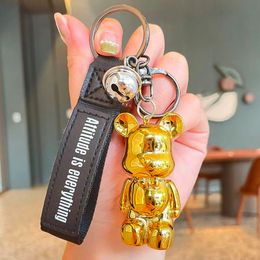 Key keychain designer keychain Luxury key design temperament keychain fashion people design Christmas very 240304