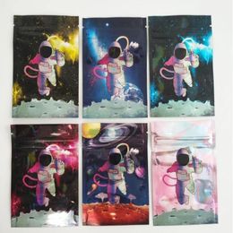 6 Types 35g Mylar Bag California SF space astronauts package zipper bags Uatlg Afdvm