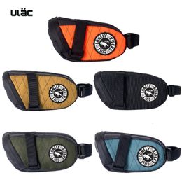 ULAC Cycling Seat Bag 0.6 1 1.3L Multi Colour Bicycle Saddle Waterproof MTB Road Bike Repair Tools Tail Pack Accessories 231227