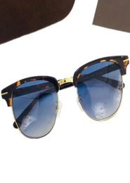 New Arrival quality Eyebrow Frame sunglasses UV400 Unisex Italyimported pureplank frame metal HD gradient Colour lenses fullset 7820021