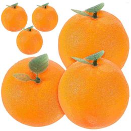 Party Decoration 6 Pcs Birthday For Girl Realistic Fake Fruit Foam Simulation Oranges