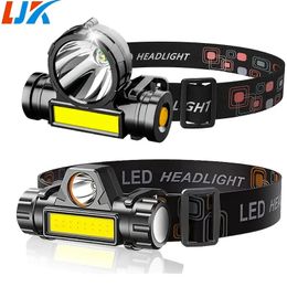 2pcs Rechargeable Headlamp: Waterproof, Multifunctional, and Perfect for Running, Camping, Cycling, and Outdoor Activities!