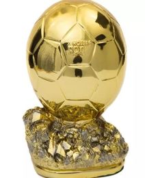 small 15cm Ballon D039OR Trophy for Resin Player Awards Golden Ball Soccer Trophy Mr Football trophy 24CM BALLON DOR 8751262