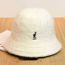 2023 Wide Brim Dome Rabbit Hair Woman Bucket Hats Multicolor Man Fisherman Hat Unisex 11 Colours