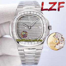 eternity Watches LZF s version Cal 324 S C LZCal 324 Automatic Iced Out T Diamond inlay Bezel 5711 Diamonds Dial 5719 Mens Wat205O