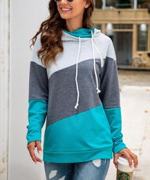 Women's Hoodies Spin Zipper Tie-up Cap Long-Sleeve Guard Hooded Long Sleeve Sweater