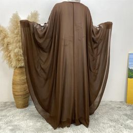 Ethnic Clothing Turkey Islam Dubai Abayas Muslim Dress Robe Caftan Diamond Open Kaftans For Women Abaya Marocain Cardigan Musulmane