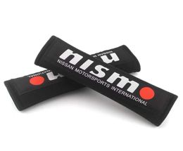 2 x NISMO JDM Style Cotton Auto Seat Belt Cover Shoulder Strap Pads for 180SX 240SX 350Z 370Z G35 G37 GTR Silvia Skyline8736253
