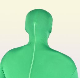 Background Material Green Screen Suit Chroma Key Jumpsuits for Movie Video Invisible Effect Pographic Filming Studio Props 2211032900255