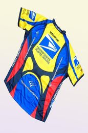 2022 US Postal Cycling Jersey Breathable Cycling Short sleeve Kits Summer Quick Dry Cloth MTB8062852