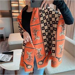 20% OFF scarf Scarf Women's Cashmere Autumn Winter New Warm and Thickened Student Neck Dual-purpose Air Conditioning Room Large Shawl Overlay