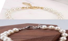 Exquisite Crystal Satellite Necklace Elegant Pearl Necklace Clavicle Chain Baroque Pearls Choker Necklaces for Women Party Gift1992171