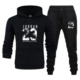 Men Tracksuit designer brand popular fashion High street cotton long sleeve hoodie and trousers sweatpants loose breathable men and women pattern print y2k1