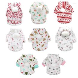 Dog Apparel Pet Clothes Christmas Costume For Dogs Clothing Winter Shirt Xmas Puppy Small Medium