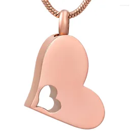 Pendant Necklaces IJD8529 Always In My Heart Cremation Jewellery For Ashes Stainless Steel Locket Keepsake Memorial Urn Necklace