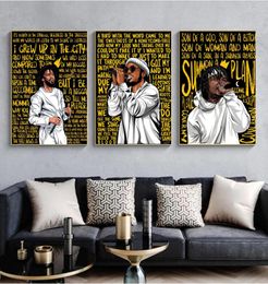 Rappers J Cole Anderson Paak Music Singer Art Prints Canvas Painting Fashion Hip Hop Star Poster Bedroom Living Wall Home Decor5370752