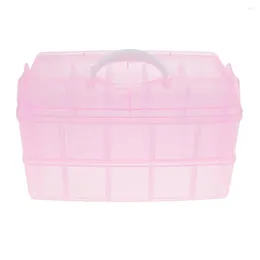 Cosmetic Bags Storage Box Ear Jewelry Necklace Bracelet Dismountable Containers